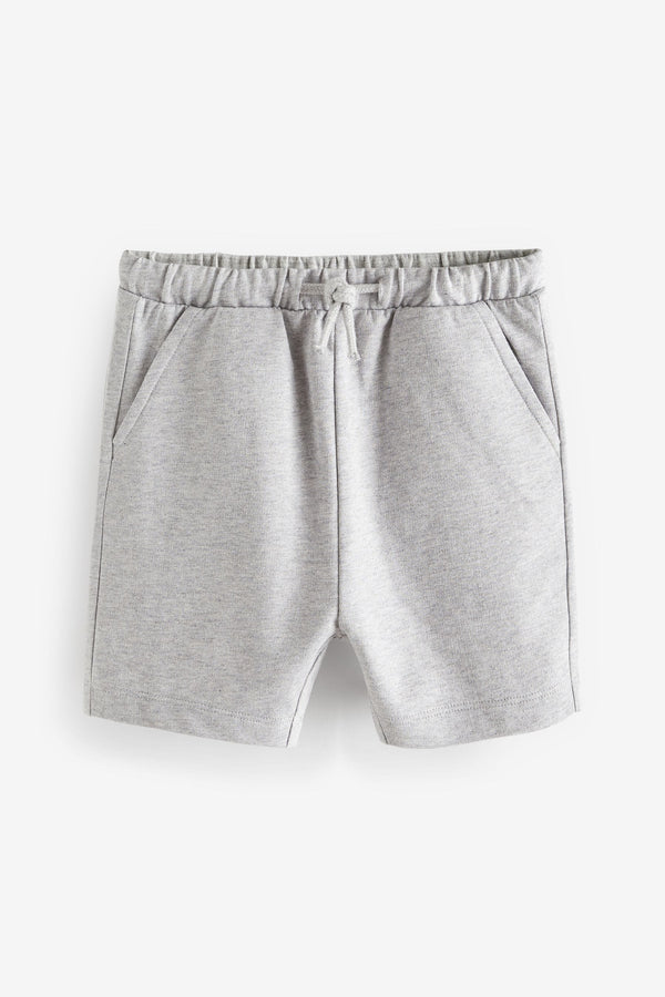 Grey 100% Cotton Jersey Shorts (3mths-7yrs)