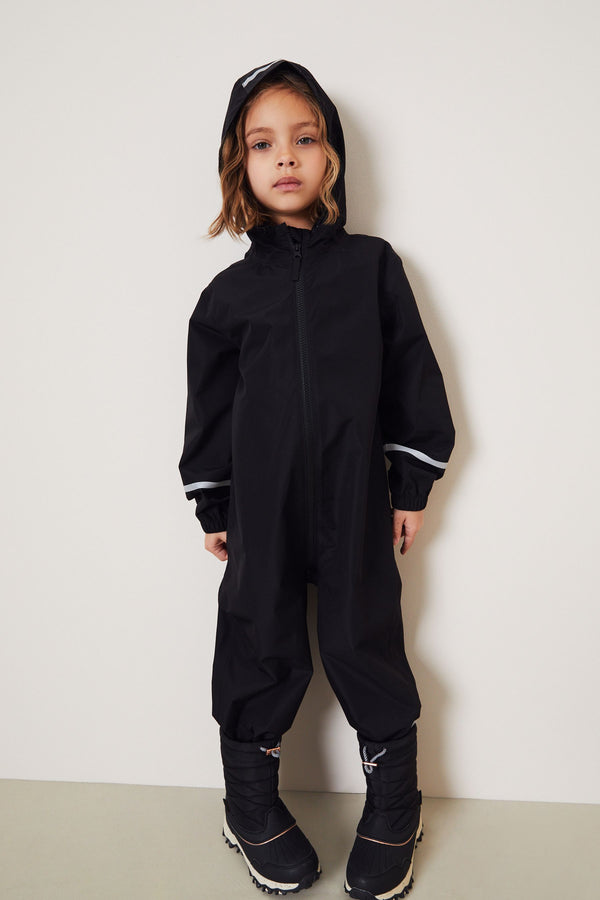 Black Waterproof Puddlesuit (12mths-10yrs)