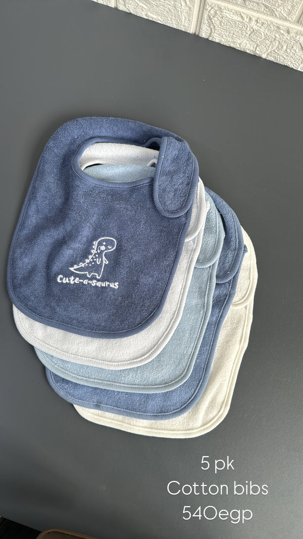 Primark 5 pk cotton bibs