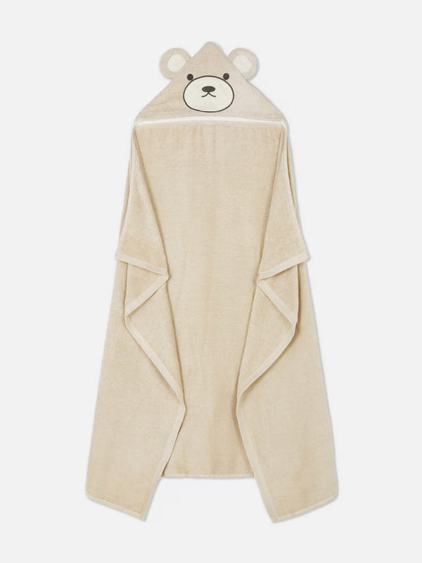 Primark bear hooded towel
