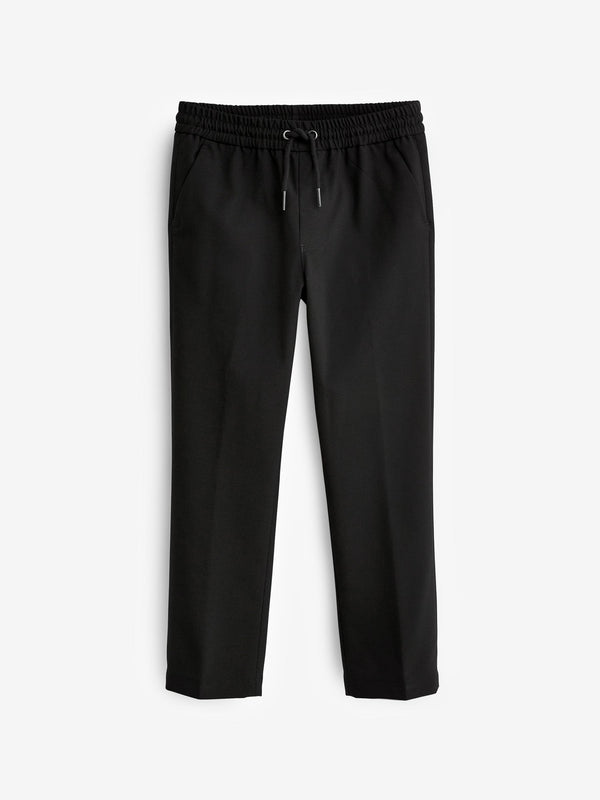 Black Pull-On Suit Trousers (3-16yrs)