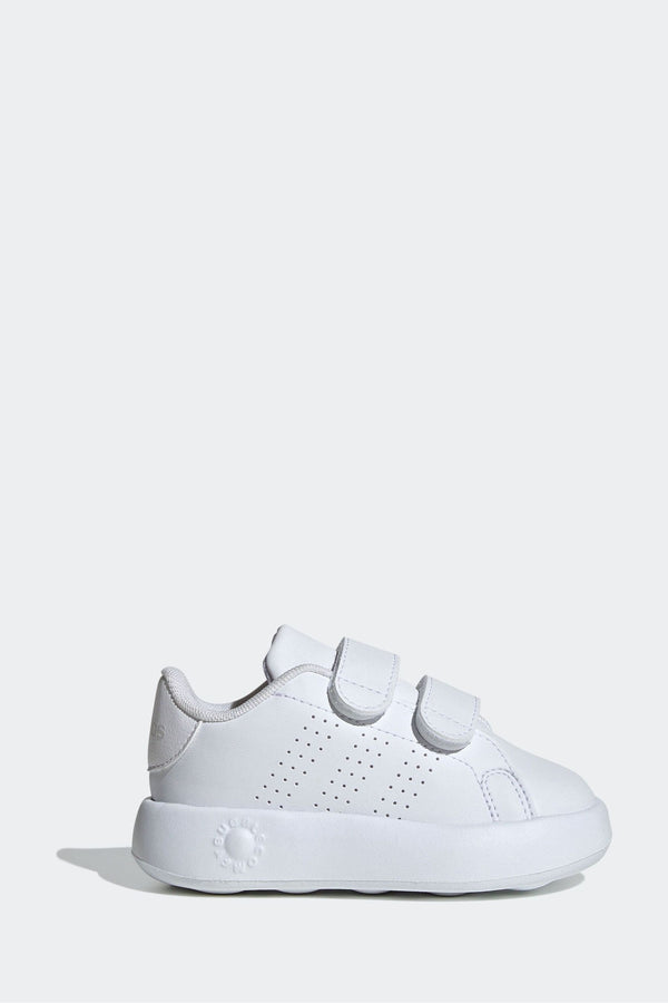 White adidas Advantage Shoes Kids