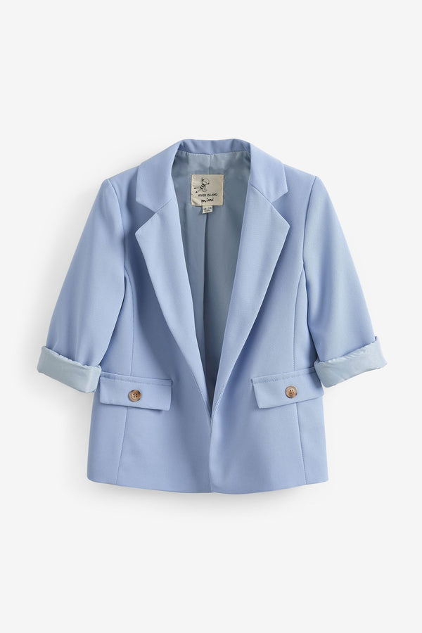 Blue River Island Girls Rolled Sleeve Blazer