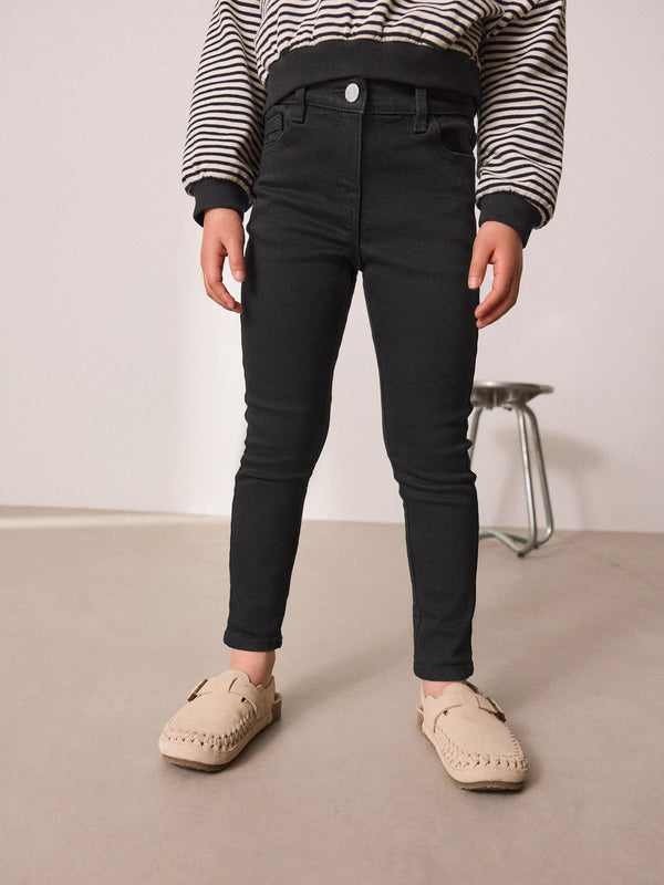Black Regular Fit Skinny Jeans (3-16yrs)