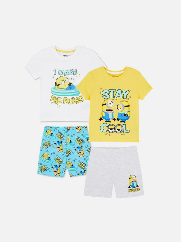 Primark disney minions 2pk pyjamas