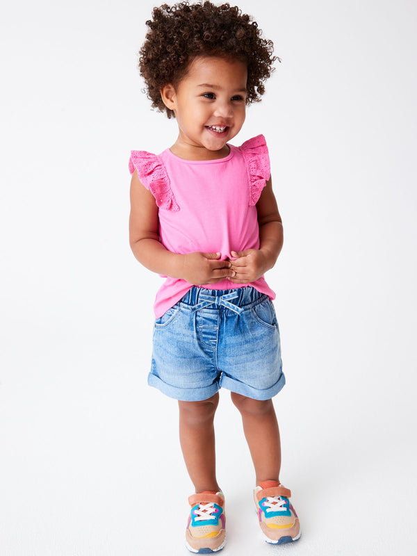Denim Dark Wash 1 Pack Elasticated Waist Shorts (3mths-10yrs)