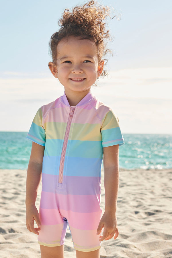 Multi Stripe Sunsafe Swimsuit (3mths-7yrs)