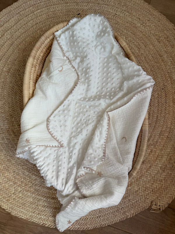 Double face muslin pump blanket