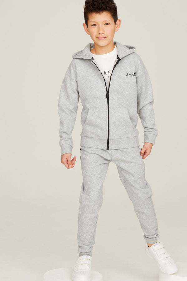 Grey Baker by Ted Baker Zip Through Hoodie and Jogger Set