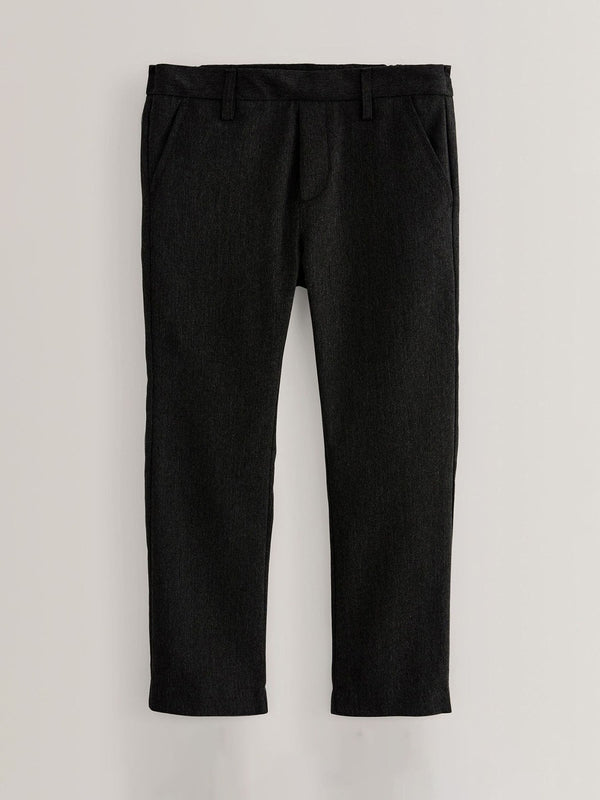 Black Skinny School Formal Stretch Pull On Waist Trousers (3-17yrs)
