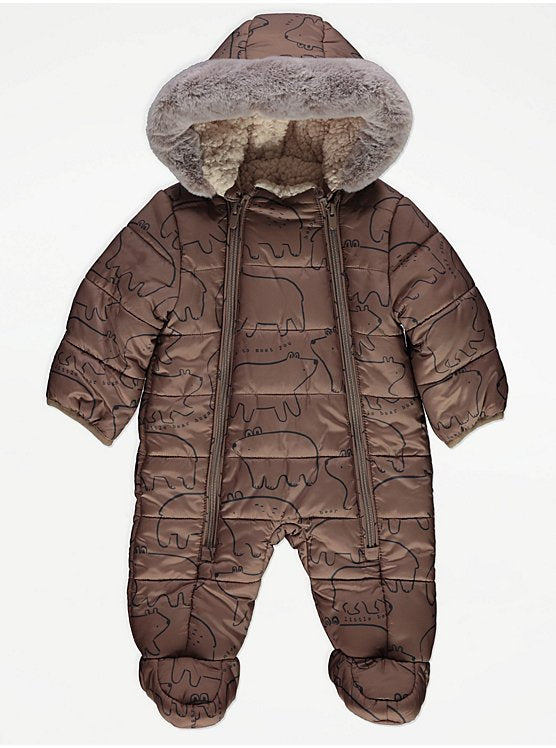 Brown safari pramsuit