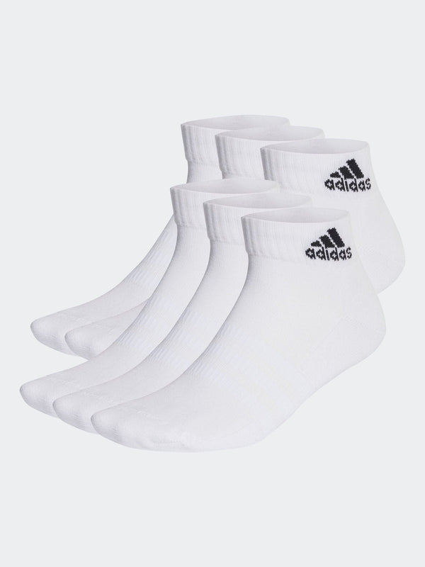 adidas Off White Cushioned Sportswear Ankle Socks 6 Pack