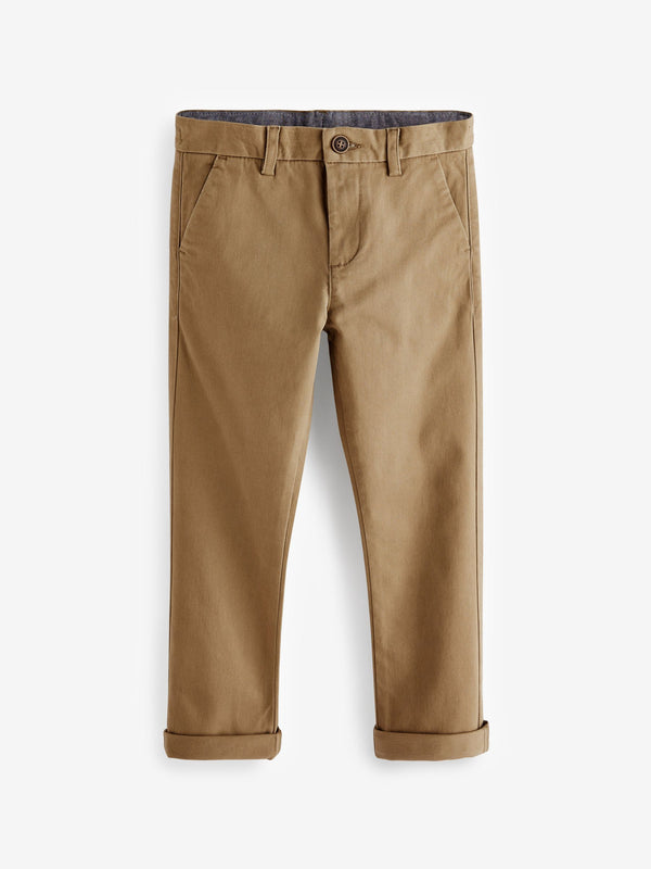 Neutral Regular Fit Stretch Chino Trousers (3-17yrs)