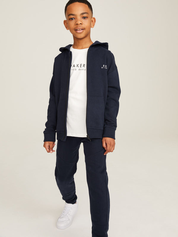 Baker by Ted Baker Zip Through 100% Cotton Hoodie and Jogger Set