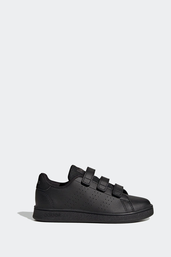 Black adidas Sportswear Advantage Court Lifestyle Hook And Loop Trainers