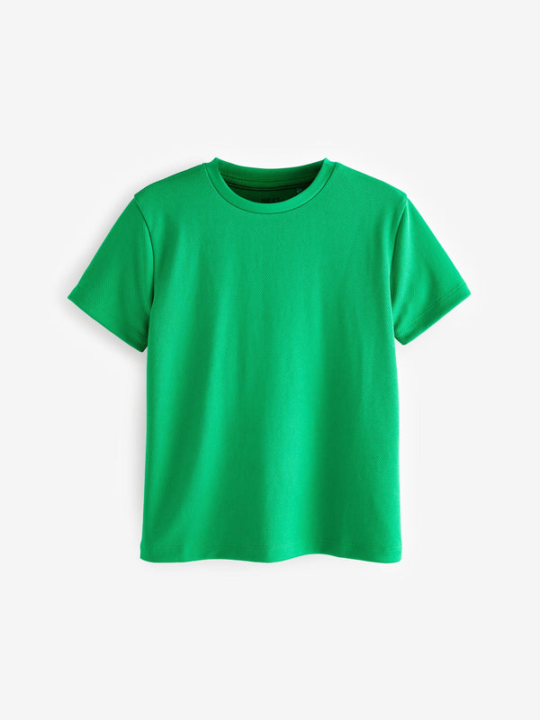Green Single Sports T-Shirt (3-16yrs)