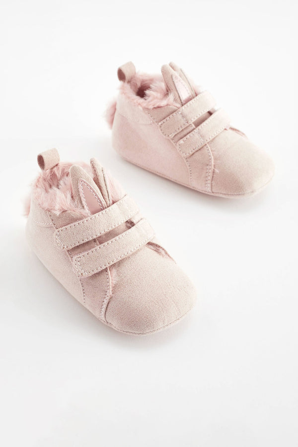 Pink Bunny High Top Baby Trainers (immediate)