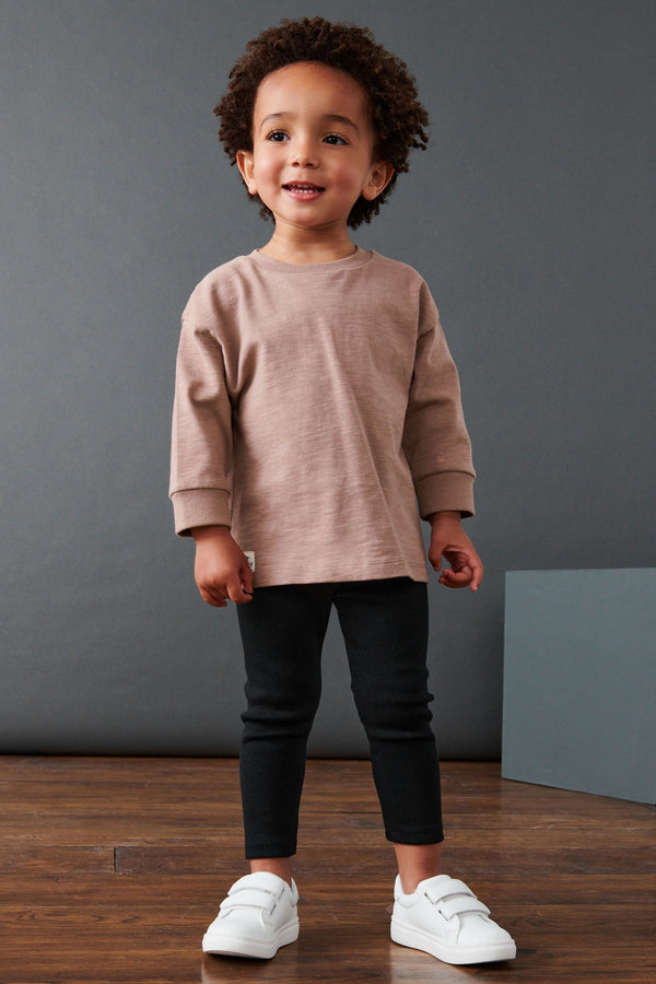 Blush Pink Long Sleeve T-Shirt and Leggings Set (3mths-7yrs)