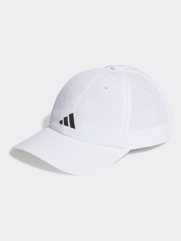 adidas White Running Essentials Aeroready Six-Panel Baseball Cap