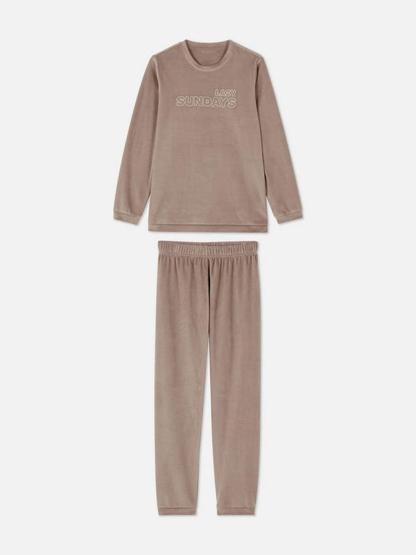 Women Microfleece Pyjama Set