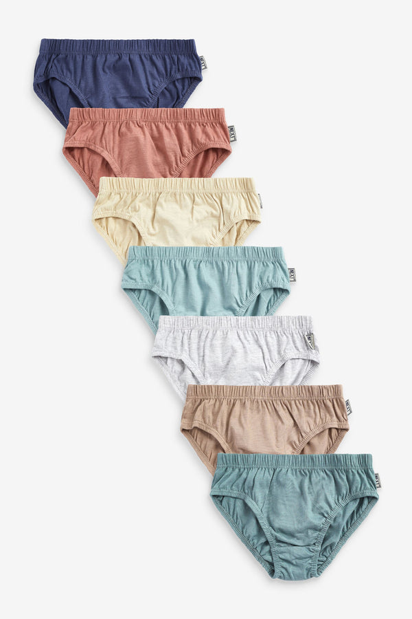 Scandi Colours Briefs 7 Pack (1.5-16yrs)