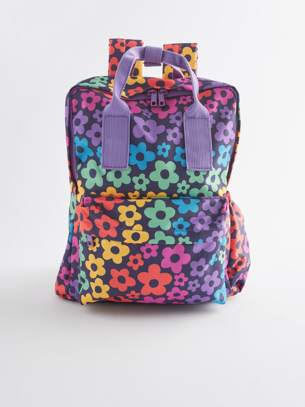 Multi Bright Double Handle Backpack