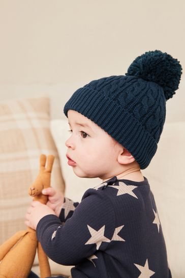 Baby Knitted Pom Hat(immediate)