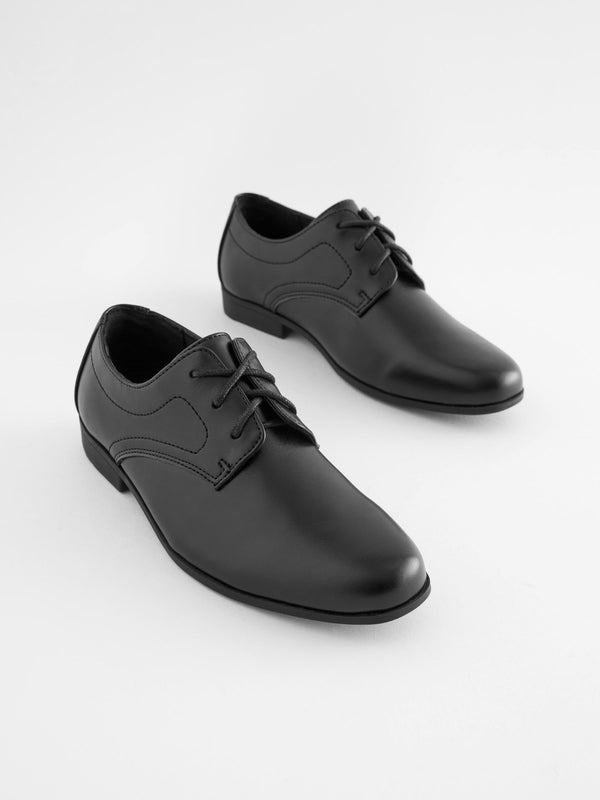 Black School Lace-Up Shoes