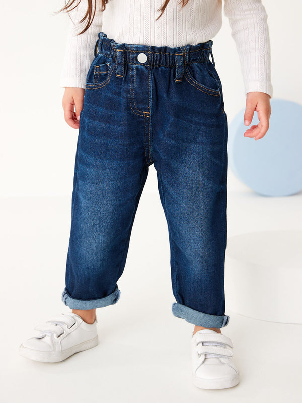 Denim Dark Wash Mom Jeans (3mths-7yrs)