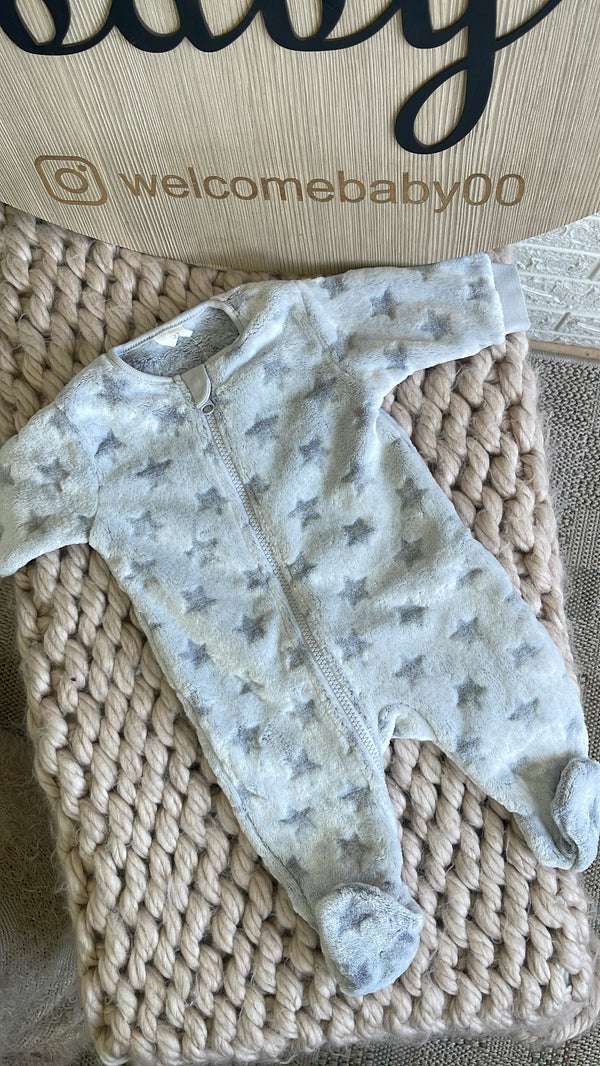 Sleepsuit fleece grey