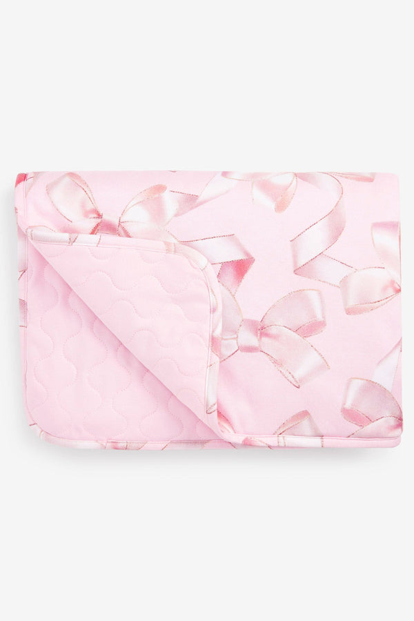 Baker by Ted Baker Baby Girls Pretty All-Over Bow Print Blanket