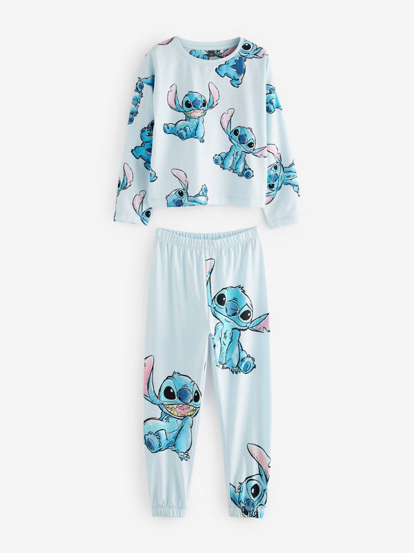 Blue Disney Lilo And Stitch Pyjamas (3-16yrs)
