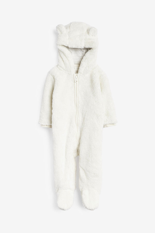 Cosy Fleece Bear Baby Pramsuit_fawre_