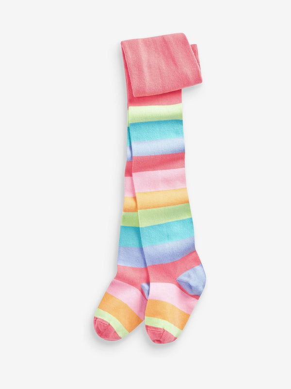 Multicolour Cotton Rich Rainbow Stripe Tights
