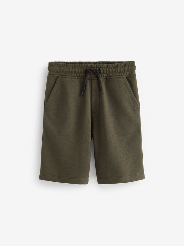 Green Khaki Regular Fit Basic Shorts (3-16yrs)