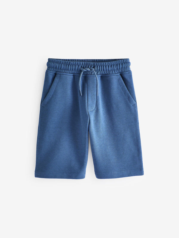 Blue Mid Regular Fit Basic Shorts (3-16yrs)