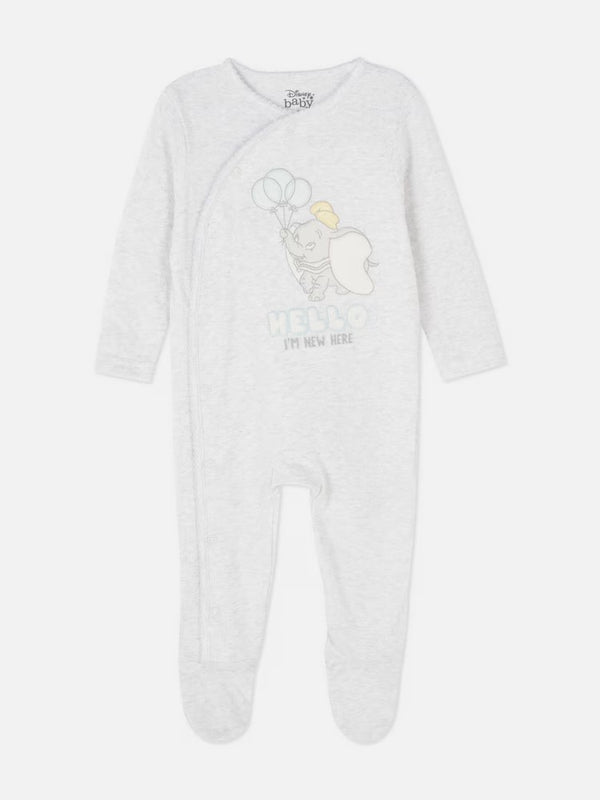 Disney dumbo Hello I'm new here Sleepsuit