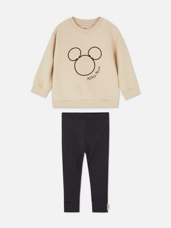 Primark mickey sweatshirt and leggings set