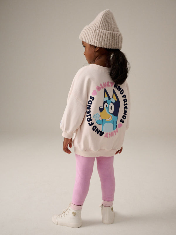 Oatmeal Bluey Sweatshirt and Leggings Set (3mths-7yrs)