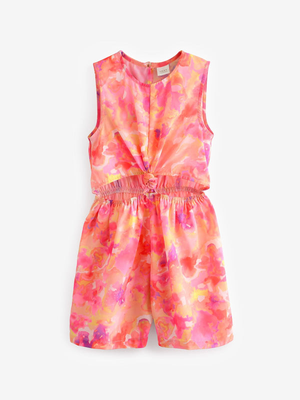Yellow Twist Knot Playsuit (3-12yrs)