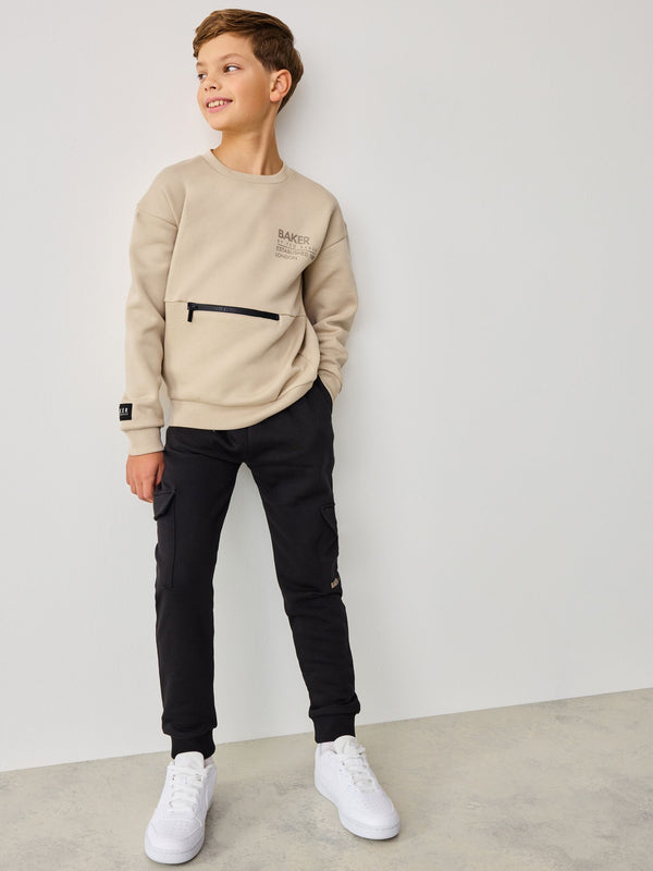 Baker by Ted Baker Sweatshirt and Cargo Joggers Set
