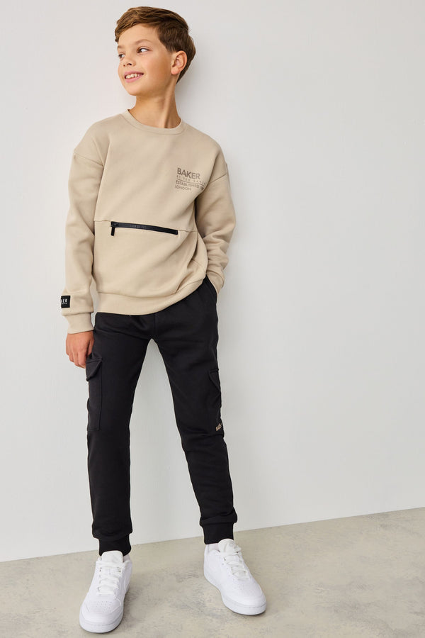 Baker by Ted Baker Sweatshirt and Cargo Joggers Set