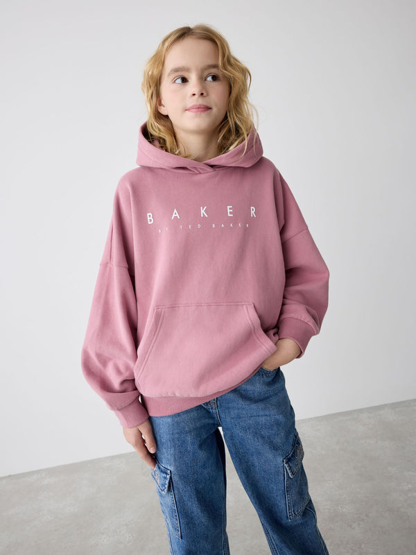 Baker by Ted Baker Oversized Back Print Hoodie