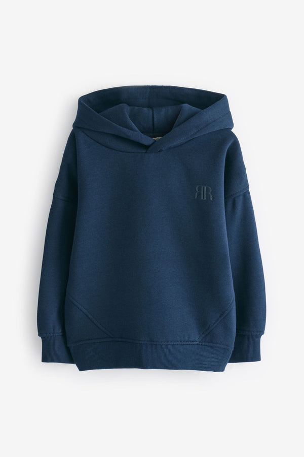 River Island Blue Boys Regular Fit Navy Hoodie