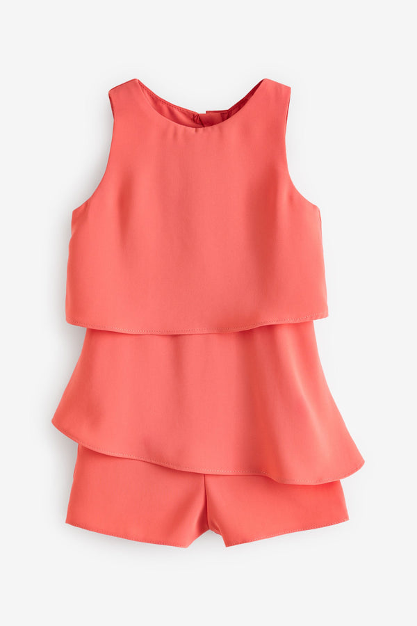 River Island Girls Frill Playsuit