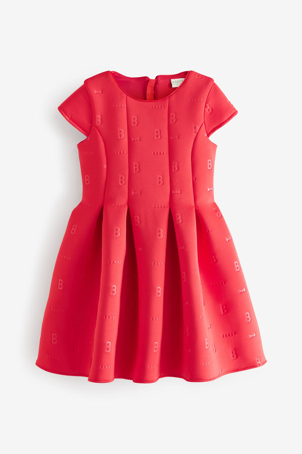 Baker by Ted Baker Pleated Scuba Dress