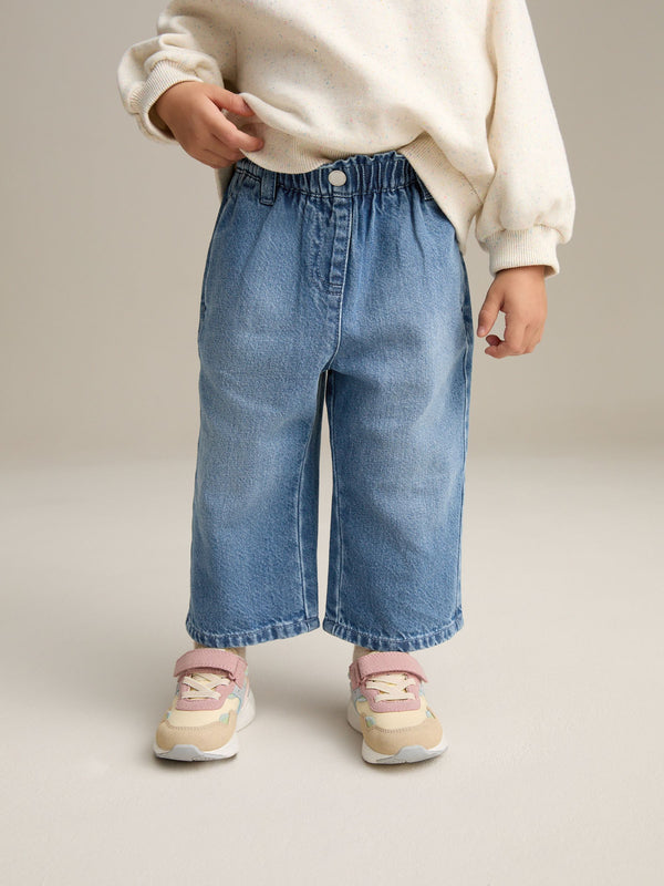 Blue Denim Wide Leg Jeans (3mths-7yrs)