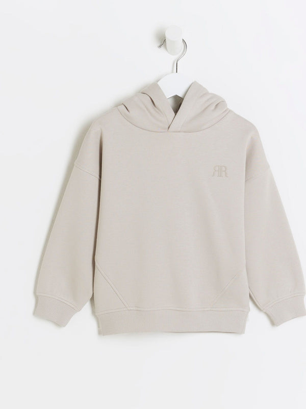 River Island Natural Regular Fit Boys 100% Cotton Hoodie