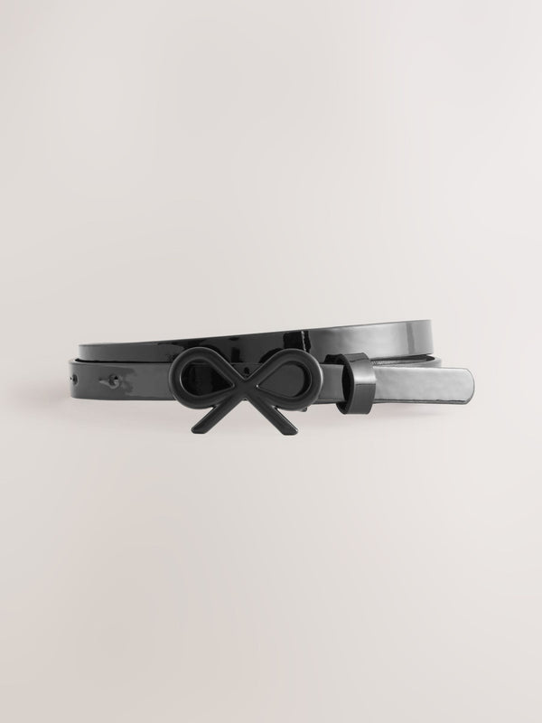 Black Bow Belt