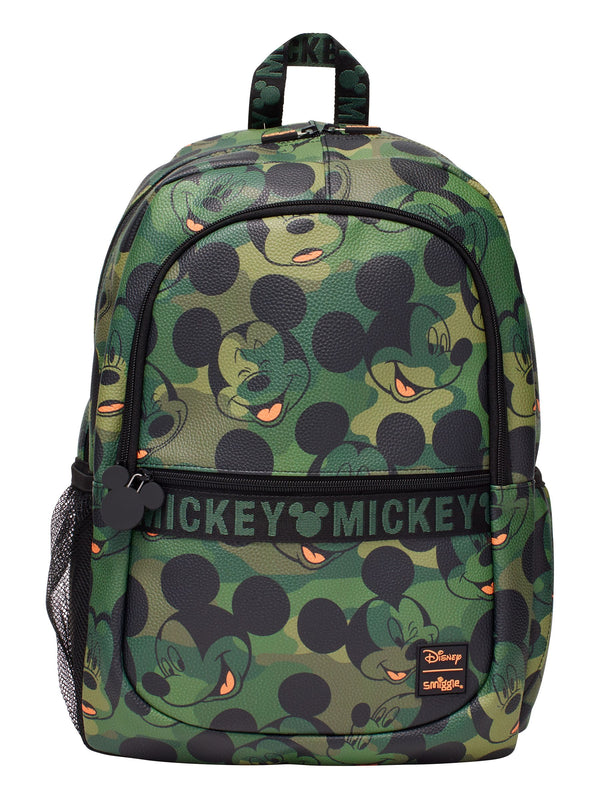 Smiggle Green Mickey Mouse Classic Backpack